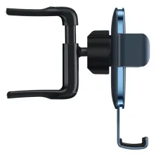 Автодержатель для телефона Baseus Metal Age2 Gravity в круглый воздуховод Серый