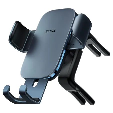 Автодержатель для телефона Baseus Metal Age2 Gravity в круглый воздуховод Серый
