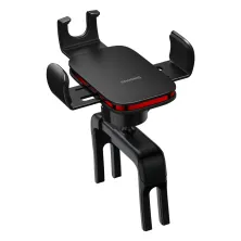 Автотримач для телефона Baseus Metal Age2 Gravity в круглий повітропровід Чорний