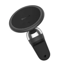 Автодержатель для телефона магнитный Baseus C01 Magnetic Air Outlet в воздуховод с держателем для провода Черный