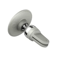 Автотримач для телефону магнітний Baseus C01 Magnetic Air Outlet в повітропровід з тримачем для кабелю Білий