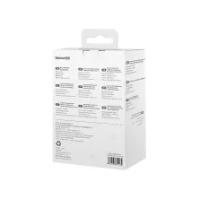 Автотримач для телефону магнітний Baseus C01 Magnetic Air Outlet в повітропровід з тримачем для кабелю Білий