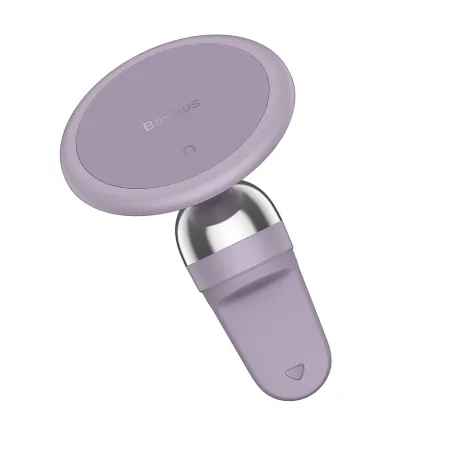Автотримач для телефона магнітний Baseus C01 Magnetic Air Outlet в повітропровід з тримачем для дроту Фіолетовий