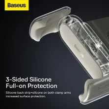 Автотримач для телефона Baseus Steel Cannon 2 Air Outlet Car Mount у повітропровід Білий