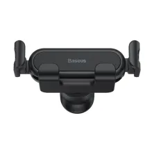 Автодержатель для телефона Baseus Stable Gravitational Car Mount Lite Air Outlet в воздуховод Черный