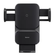 Бездротовий автомобільний зарядний пристрій Baseus Wisdom Auto Alignment Car Mount Wireless Charger з технологією Qi 15W Чорний