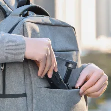 Стедікам Baseus Control Smartphone Handheld Folding Gimbal Stabilizer трьохосьовий стабілізатор для смартфона Чорний