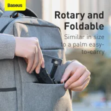 Стедікам Baseus Control Smartphone Handheld Folding Gimbal Stabilizer трьохосьовий стабілізатор для смартфона Чорний