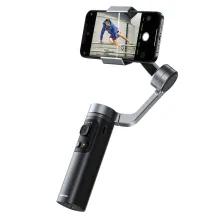 Стедікам Baseus Control Smartphone Handheld Folding Gimbal Stabilizer трьохосьовий стабілізатор для смартфона Чорний