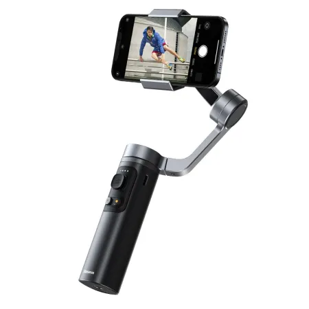 Стедікам Baseus Control Smartphone Handheld Folding Gimbal Stabilizer трьохосьовий стабілізатор для смартфона Чорний