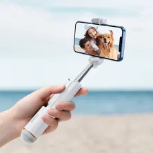 Селфі-монопод Baseus Ultra Mini Bluetooth Folding з функцією Bluetooth Білий