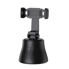 Смарт тримач для смартфона одновісний стабілізатор Baseus 360°AI Following Shot Tripod Head Чорний