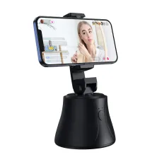 Смарт тримач для смартфона одновісний стабілізатор Baseus 360°AI Following Shot Tripod Head Чорний
