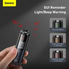 Алкотестер цифровой портативный Baseus Digital Alcohol Tester Черный