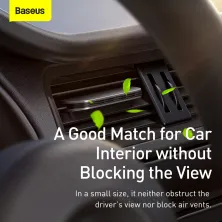 Ароматизатор в машину Baseus Metal Paddle Car Air Freshener и 3 арома-картриджа Серебристый