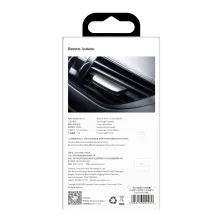Ароматизатор в машину Baseus Metal Paddle Car Air Freshener и 3 арома-картриджа Серебристый