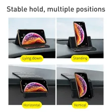 Антискользящий складной коврик Baseus Folding Bracket Antiskid Pad Черный