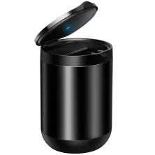 Автомобильная пепельница в подстаканник Baseus Premium Car Ashtray Черный