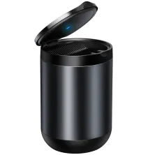 Автомобильная пепельница в подстаканник Baseus Premium Car Ashtray Серый