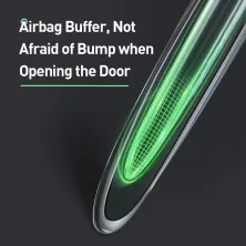 Протиударні накладки на двері автомобіля Baseus Airbag Bumper Strip набір 4 штуки Прозорий