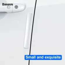 Противоударные накладки на двери автомобиля Baseus Streamlined Car Door Bumper Strip набор 4 штуки Белый