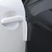 Противоударные накладки на двери автомобиля Baseus Streamlined Car Door Bumper Strip набор 4 штуки Белый