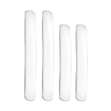 Противоударные накладки на двери автомобиля Baseus Streamlined Car Door Bumper Strip набор 4 штуки Белый
