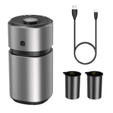 Ароматизатор в машину Baseus Breeze fan Air Freshener for Vehicles с 2 ароматами Cologne и Ocean Серебристый