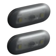 Дополнительная Led подсветка в бардачок автомобиля Baseus Capsule Car Interior Lights набор 2 штуки Черный