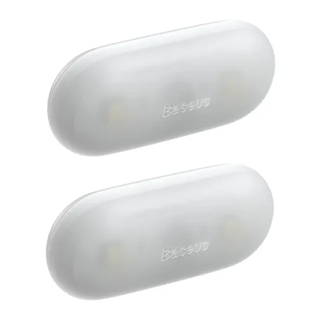 Дополнительная Led подсветка в бардачок автомобиля Baseus Capsule Car Interior Lights набор 2 штуки Белый