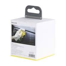 Набір для чищення салону автомобіля Baseus Car cleaning kit слайм із силіконовою рукавичкою Жовтий