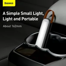 Аварійний ліхтарик на сонячній батареї автомобільний Baseus Solar Emergency Car Flashlight Чорний