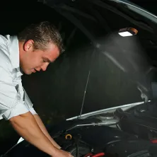 Аварійний ліхтарик на сонячній батареї автомобільний Baseus Solar Emergency Car Flashlight Чорний