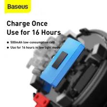 Лампа на сонячній батареї з акумулятором для автомобіля Baseus In-car Solar Reading Lamp Чорний