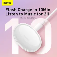 Бездротові Bluetooth навушники Baseus Bowie E2 True Wireless TWS Earphones Білий