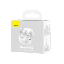 Бездротові Bluetooth навушники Baseus Bowie E2 True Wireless TWS Earphones Білий