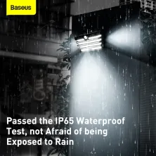 Світильник фасадний Baseus Solar Energy 5.1Вт 260Lm на сонячній батареї 1800mAh з датчиком руху Набір 2 шт Чорний