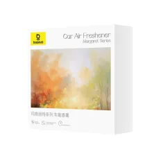Ароматизатор в машину Baseus Margaret Car Air Freshener з ароматом Cedar Oud Сірий
