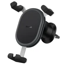 Автотримач для телефона Baseus Stable Gravitational Car Mount Air Outlet у повітропровід Чорний