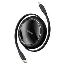 Кабель Baseus Free2Pull Retractable Fast Charging Data Cable Type-C to Lightning PD 20W 1m Чорний