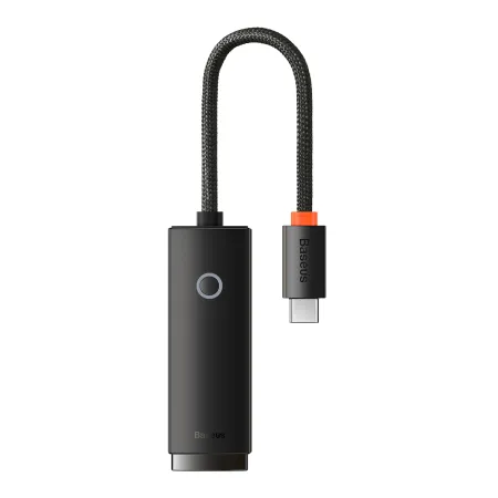 USB Перехідник Baseus Lite Series Ethernet 100 Mbps Type-C to RJ45 Чорний