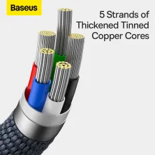 Кабель Baseus Crystal Shine Series Fast Charging Data Cable Type-C to Lightning PD 20W 1.2m Чорний