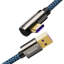 Кабель Baseus Legend Series Fast Charging Data Cable USB to Type-C 66W 11V 6A 1m Синій