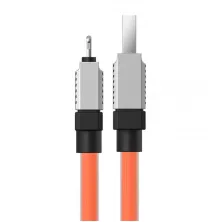 Кабель Baseus CoolPlay Series Fast Charging Cable USB to Lightning 2.4A 1m Помаранчевий