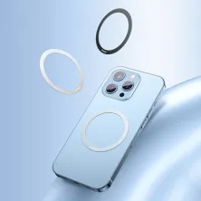 Магнитное кольцо Baseus Halo Series Magnetic Metal Ring с функцией Magsafe набор 2 штуки Серебристый