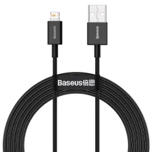 Кабель Baseus Superior Series Fast Charging Data Cable USB to Lightning 2.4A 2m Чорний