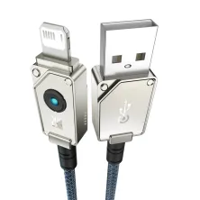 Кабель Baseus Unbreakable Series Fast Charging Data Cable USB to Lightning 2.4A 1m Сірий