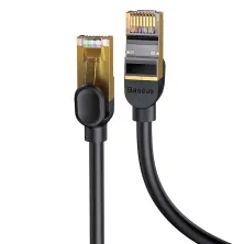 Кабель Baseus High Speed CAT7 Seven Types RJ45 10Gigabit Network Cable Ethernet Круглый 10m Черный