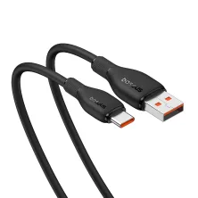 Кабель Baseus Pudding Series Fast Charging Data Cable USB to Type-C 100W 20V 5A 2m Черный