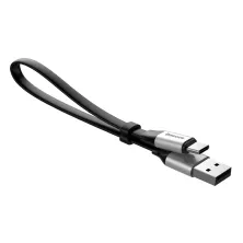Кабель Baseus Nimble Portable Cable USB to Type-C 3A 0.23m Сріблястий